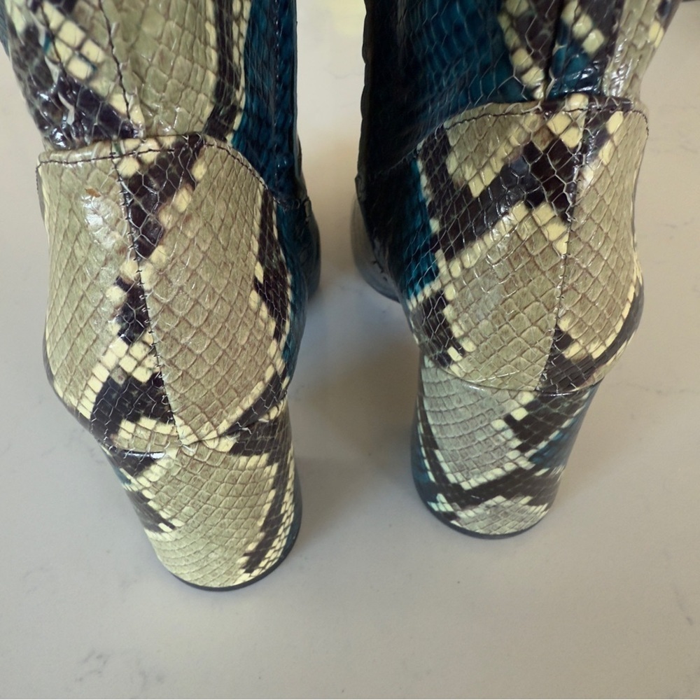 Sam Edelman Hai Tall snake print Boots Size: 6.5 - Picture 7 of 8
